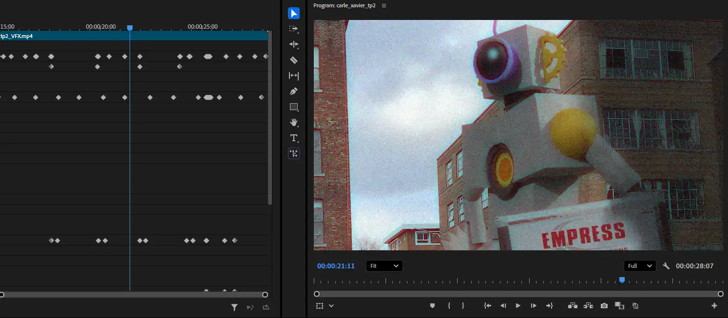 Animation de la caméra